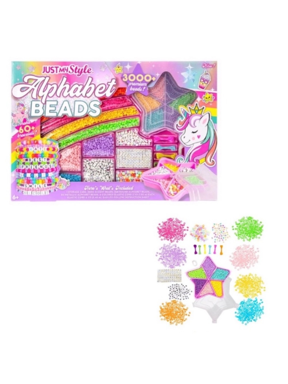 Just My Style Alphabet Beads Jewelry Art & Craft Kit